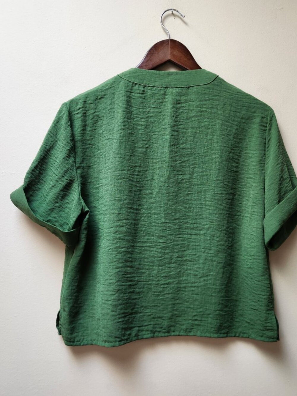 George green button up blouse / S - Picture 3 of 3